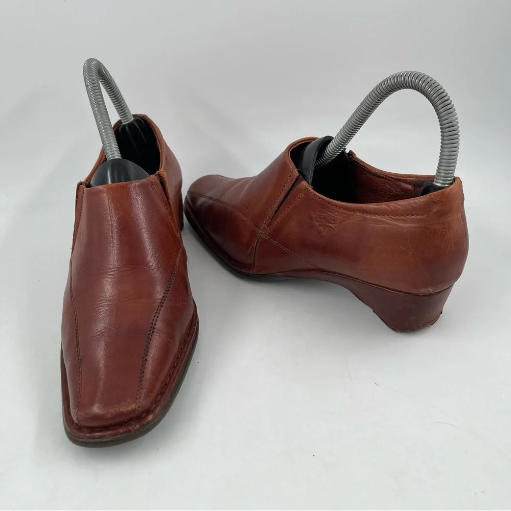 Pikolinos Women’s Brown Leather Ankle Boots Booties - Size 6